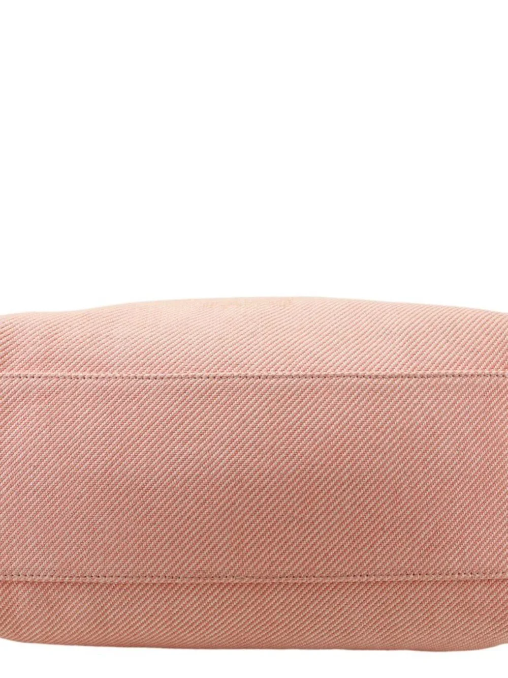 Chanel  Deauville Medium Mixed Fibers Canvas Calfskin Shopping Tote Bag Peach - Picture 4 of 11